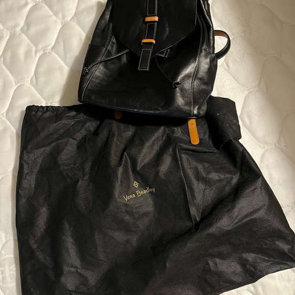 Black Vera Bradley back pack - Picture 3 of 3